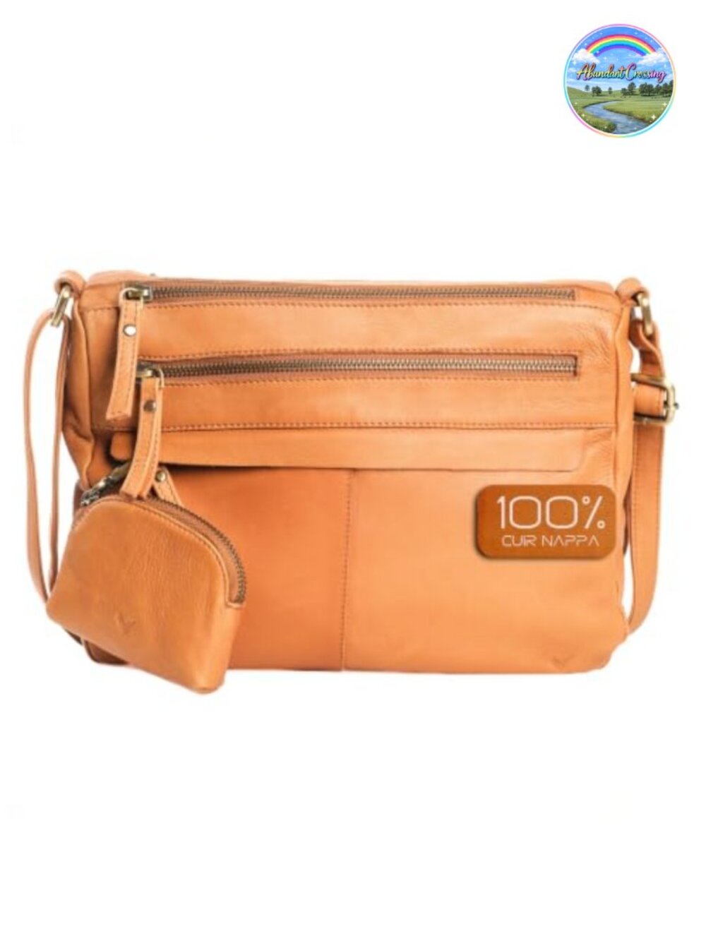 Genuine Leather Small Crossbody Bag Handcrafted Women's Satchel Purse